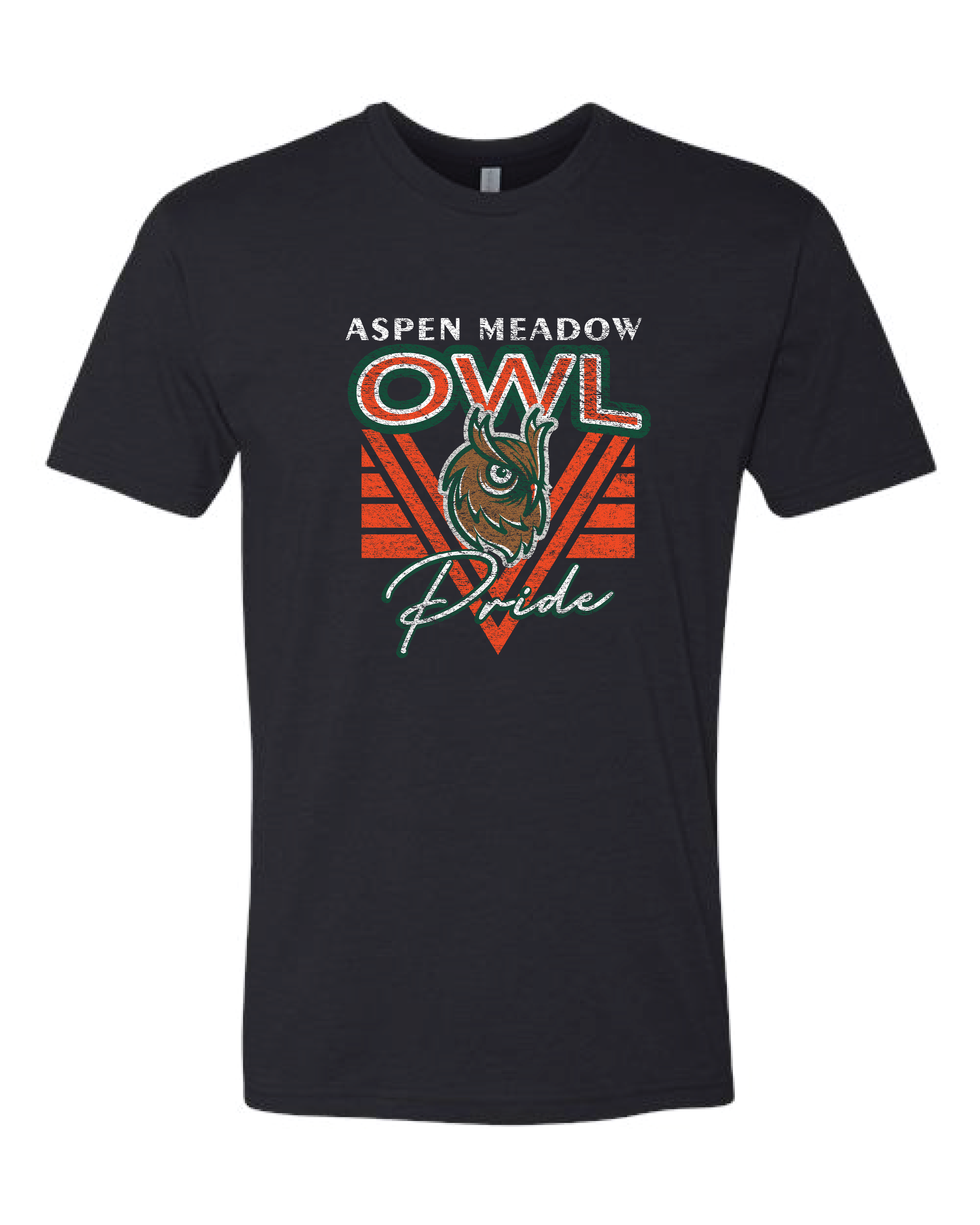 Meadow Owls Soft Style Vintage Adult-Sized Unisex T-Shirts