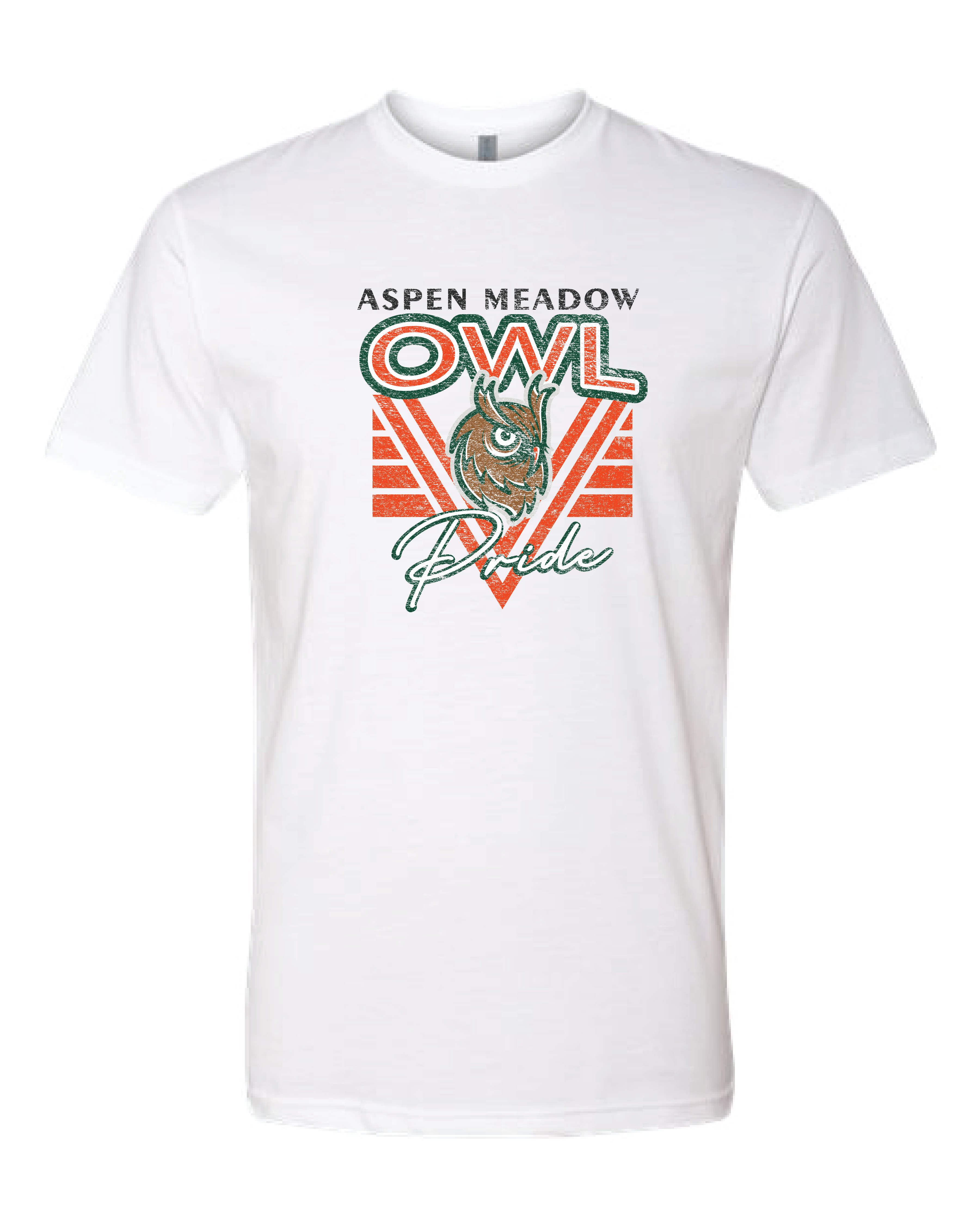 Meadow Owls Soft Style Vintage Adult-Sized Unisex T-Shirts