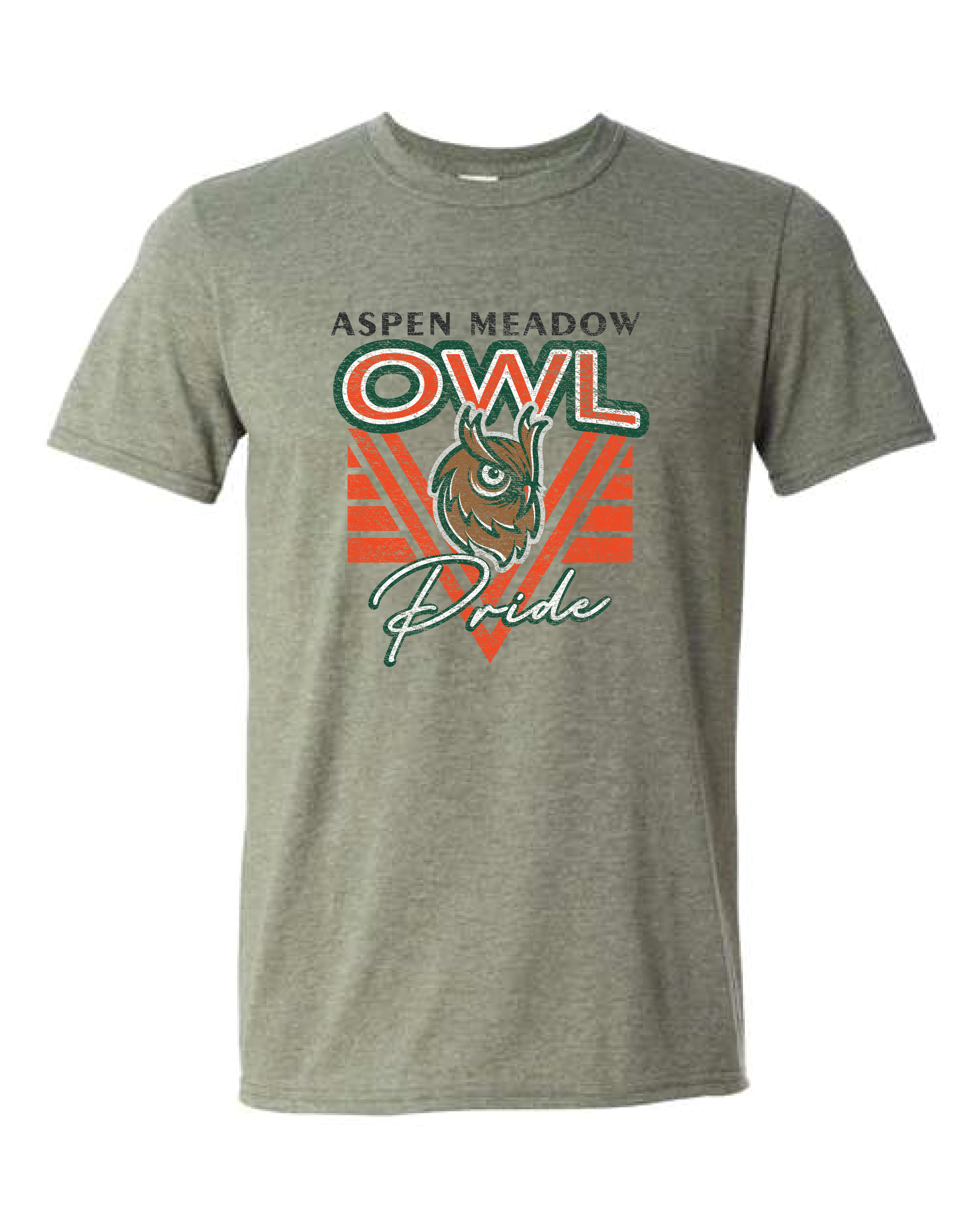 Meadow Owls Soft Style Vintage Adult-Sized Unisex T-Shirts
