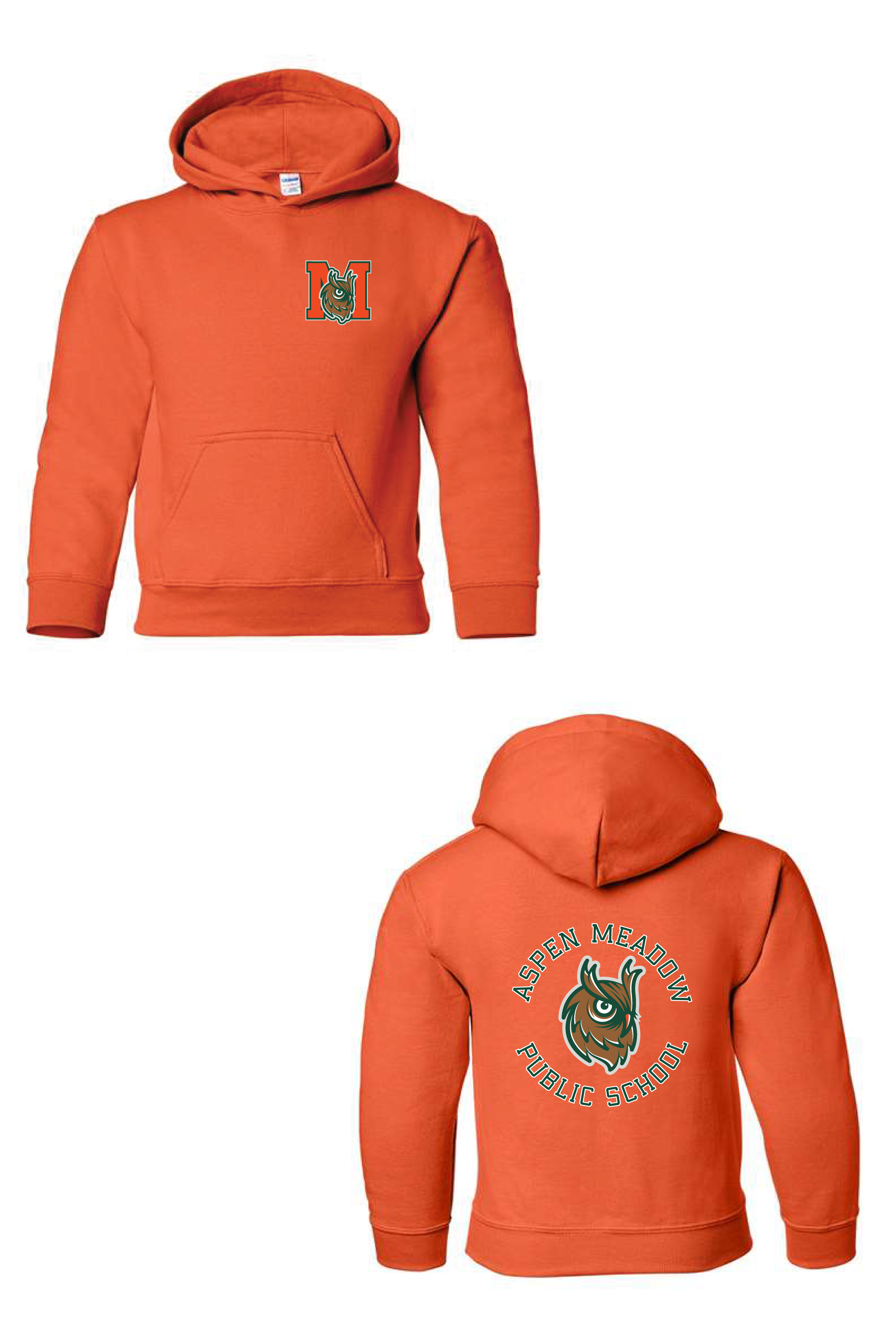 Meadow Owls Adult Hoodie